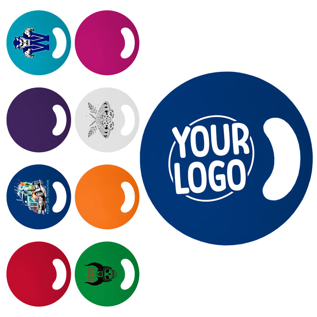 Custom Plastic Round Hand Fans with Logo | Promotional Fans for Events