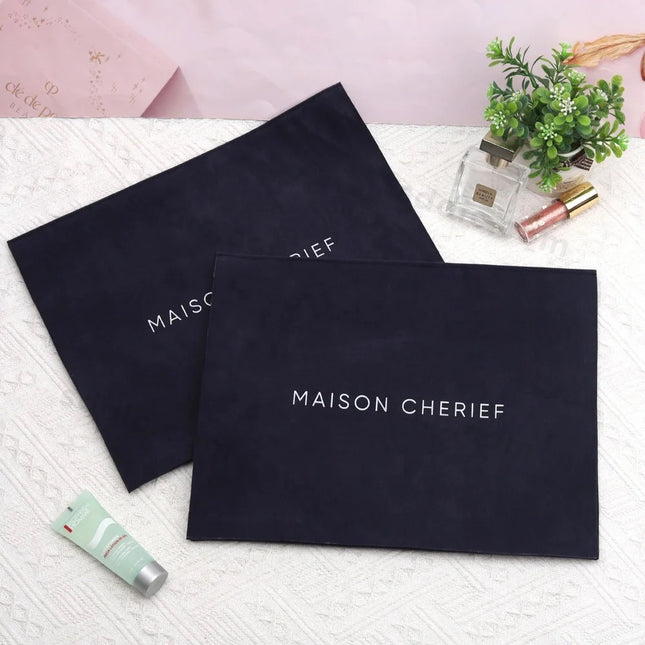Custom Velvet Envelope Dust Bag Gift Jewelry Travel Flap Package Pouch