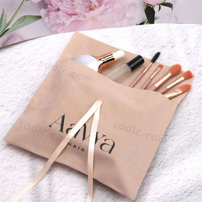 Custom Printed Velvet Makeup Perfume Pouch Luxury Envelope Gift Bag