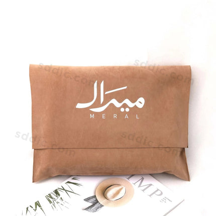 Custom Printed Velvet Envelope Dust Bag Packaging Pouch Cosmetic Bag
