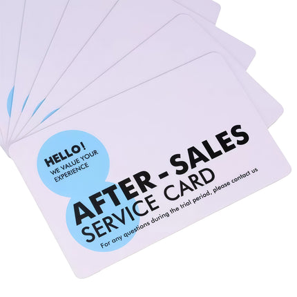 Custom Printed Plastic Cards After Sales Thank You Card for Business