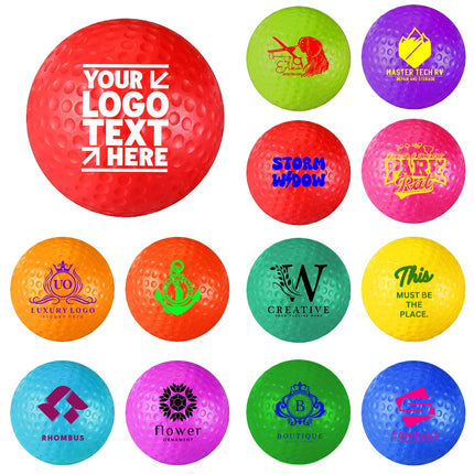 Bulk Golf Ball Stress Reliever Custom Sport Foam Ball For Promo Gifts