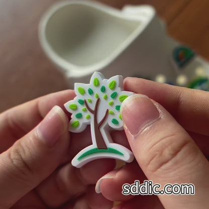 Custom Promotional Soft PVC Rubber Clog Shoe Charms with Your Logo